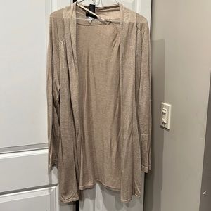 Gold sparkly long sweater